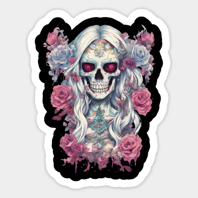 Skull Zombie Sticker by animegirlnft