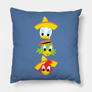 The Three Caballeros Pillow