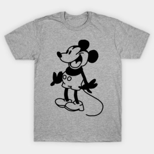 Funny Mouse in Steamboat Willie 1928 T-Shirt