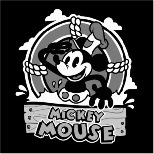 Steamboat Willie Posters and Art