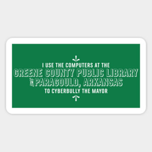 Greene County Library Cyberbully Magnet