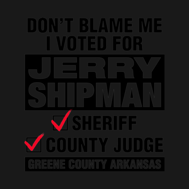 I Voted Shipman by rt-shirts