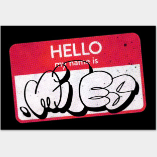 Hello My Name is Miles Posters and Art