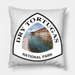 Dry Tortugas National Park shield Pillow