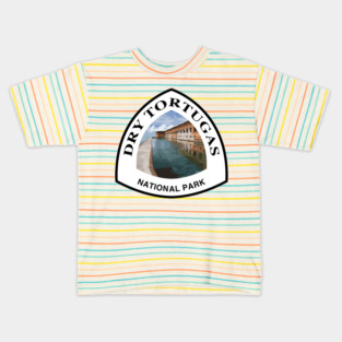 Dry Tortugas National Park shield Kids T-Shirt
