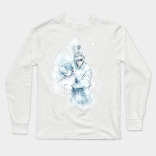 Cells at Work - White Blood *watercolor* Long Sleeve T-Shirt