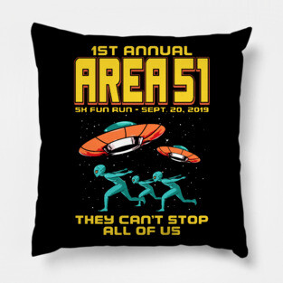 1st Annual Area 51 5k Fun Run! Sept 20,2019 Pillow