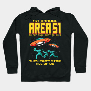 1st Annual Area 51 5k Fun Run! Sept 20,2019 Hoodie