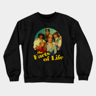 The Facts of Life 80s Tv Crewneck Sweatshirt