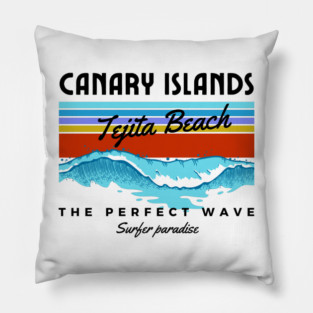 Tejita Beach Canary Islands Pillow