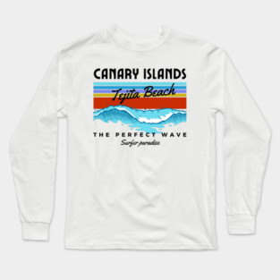 Tejita Beach Canary Islands Long Sleeve T-Shirt