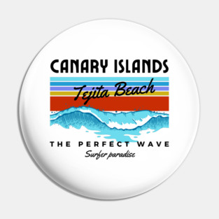 Tejita Beach Canary Islands Pin