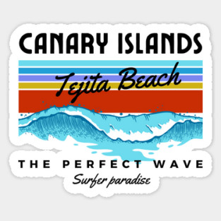 Tejita Beach Canary Islands Sticker
