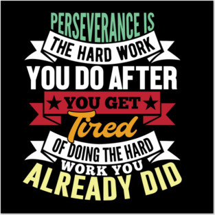Perseverance Posters and Art