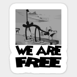 Steamboat Willie. We Are Free - 2 Magnet