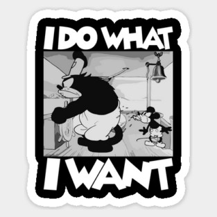 Steamboat Willie. I Do What I Want Magnet