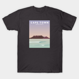 Cape Town, South Africa Travel Poster T-Shirt