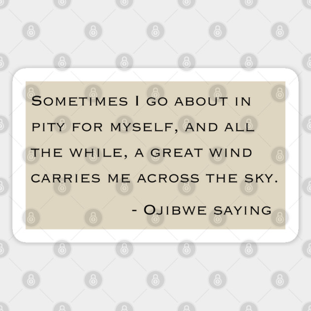 Ojibwe saying Sticker by Low Life Shirts