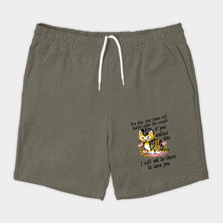 Weight of Your Endless Sins - Kitten, Surreal, Cursed Meme Shorts