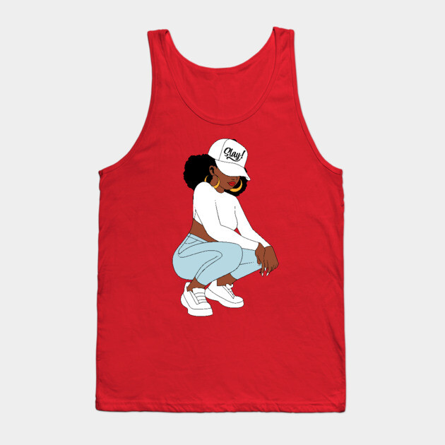 Black Woman Slay, Black Girl Magic Tank Top by UrbanLifeApparel