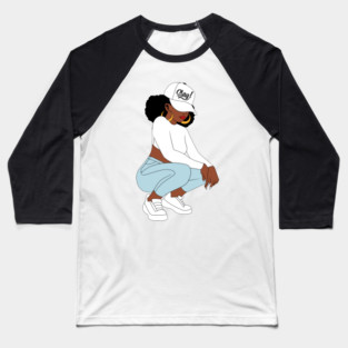 Black Woman Slay, Black Girl Magic Baseball T-Shirt