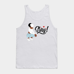 Slay, Black Woman, Black Girl Magic Tank Top