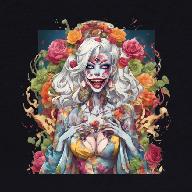 Lunatic Evil Female Clown by animegirlnft