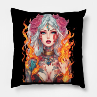 Hell Fire She Devil Pillow