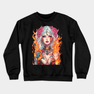 Hell Fire She Devil Crewneck Sweatshirt