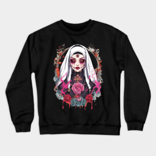 Unholy Nun Crewneck Sweatshirt