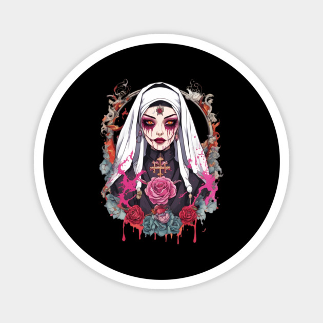 Unholy Nun Magnet by animegirlnft