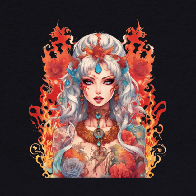 Apocalyptic Flame Demon by animegirlnft