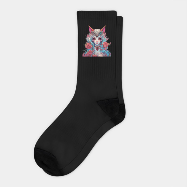 Bloodsucking Vampire Socks by animegirlnft
