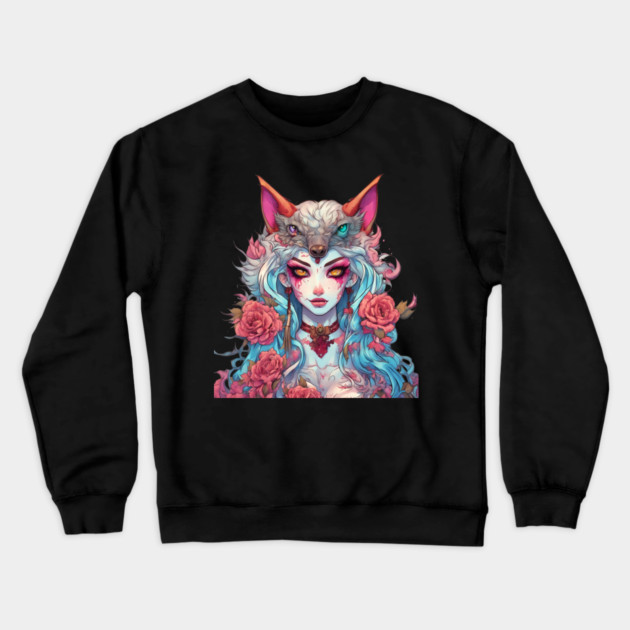 Bloodsucking Vampire Crewneck Sweatshirt by animegirlnft