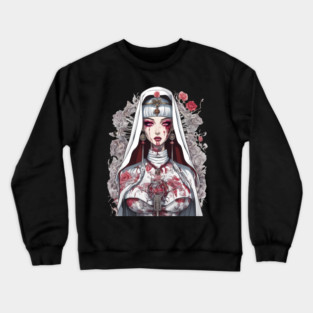 Antichrist Nun Crewneck Sweatshirt