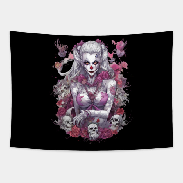 Darkness Lost Girl Tapestry by animegirlnft