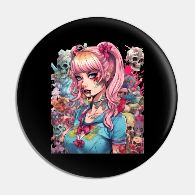 Melancholic Anti Social Reject Pin by animegirlnft