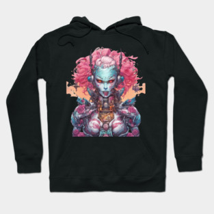 Evil Sadistic Alien Robot Hoodie