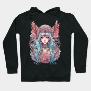 Sad Anime Fallen Angel Hoodie