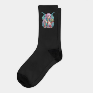 Dungeon Reptile Girl Socks