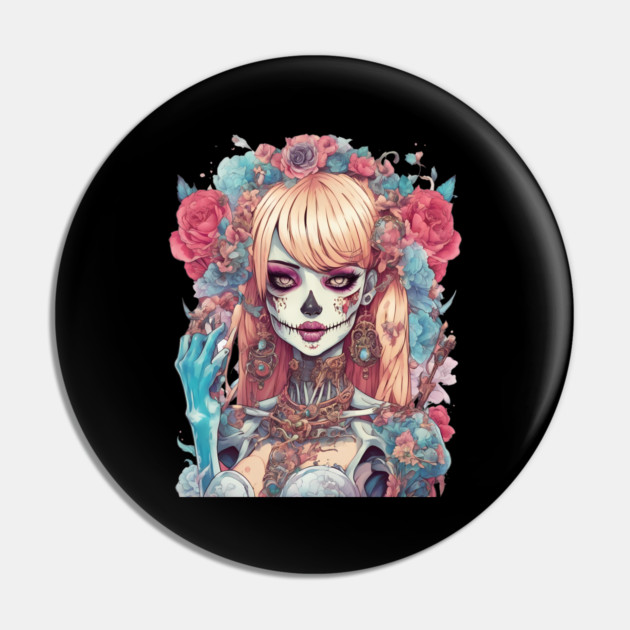 Morbid Eternal Darkness Girl Pin by animegirlnft