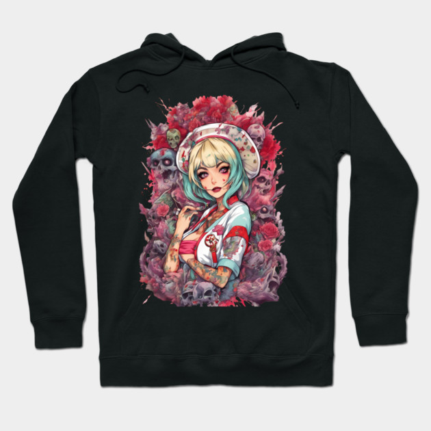 Forever Depressed Girl Hoodie by animegirlnft