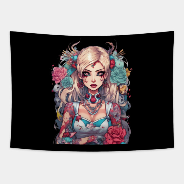 Mental Illness Tapestry by animegirlnft