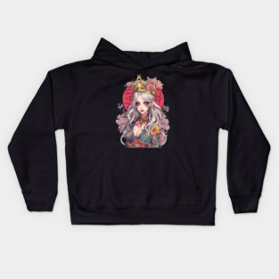 Emotion Sick Girl Kids Hoodie