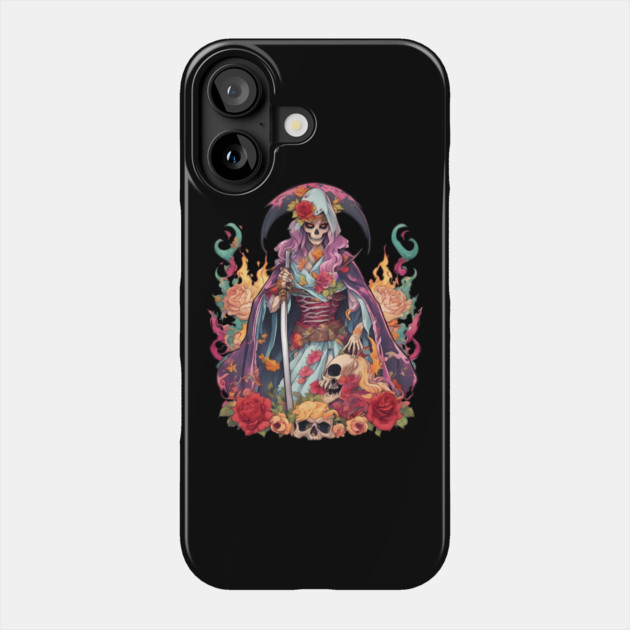 Bleak Darkness Girl Phone Case by animegirlnft
