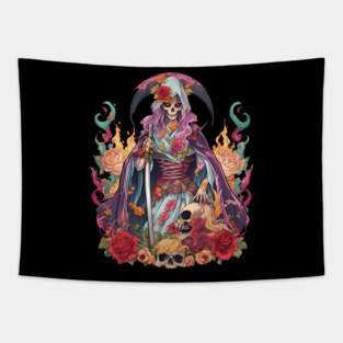 Bleak Darkness Girl Tapestry