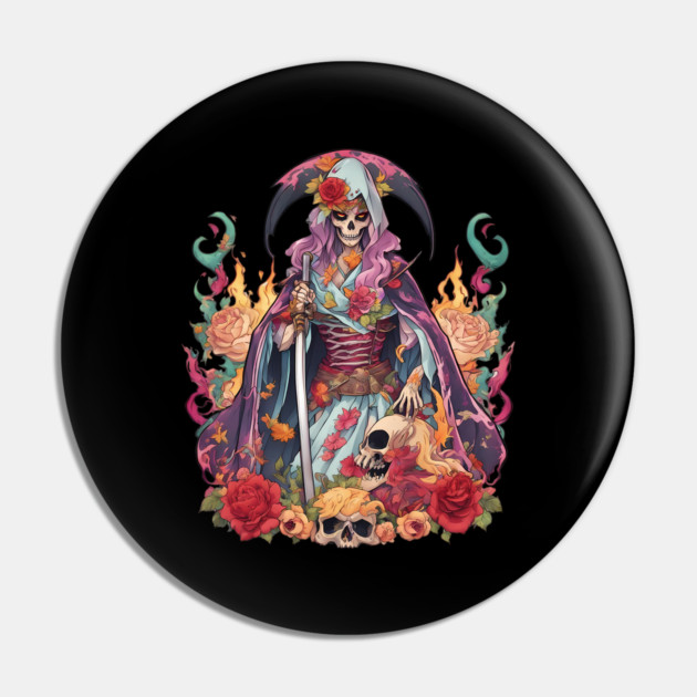 Bleak Darkness Girl Pin by animegirlnft
