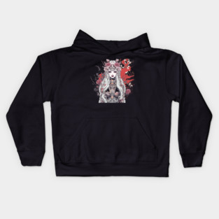 Broken Hearted Forsaken Girl Kids Hoodie
