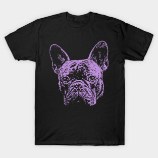 Lilac French Bulldog T-Shirt