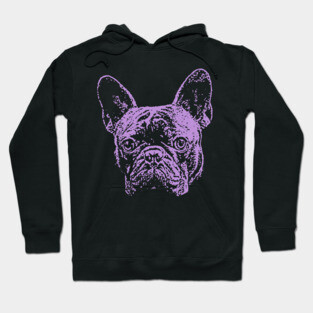 Lilac French Bulldog Hoodie